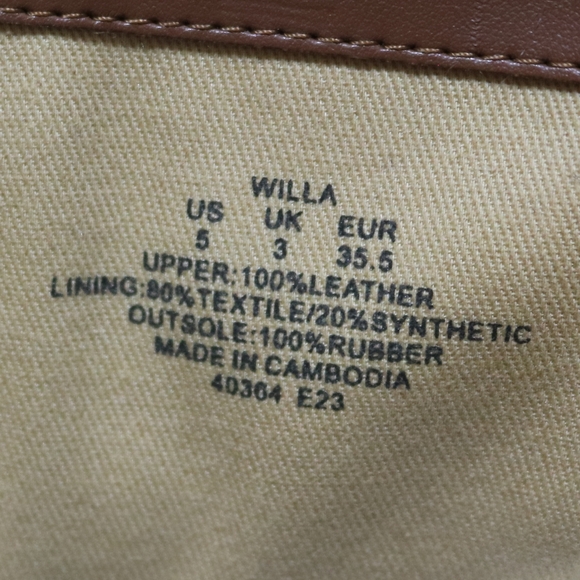 Lauren Ralph Lauren Willa (Deep Saddle Tan) Women's Shoes-Size 5 - Picture 14 of 14